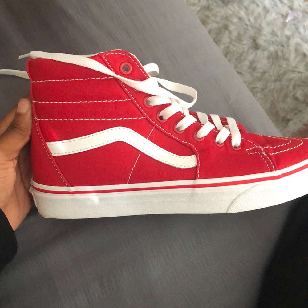 Brand new Hightop Red Vans - Picture 1 of 4
